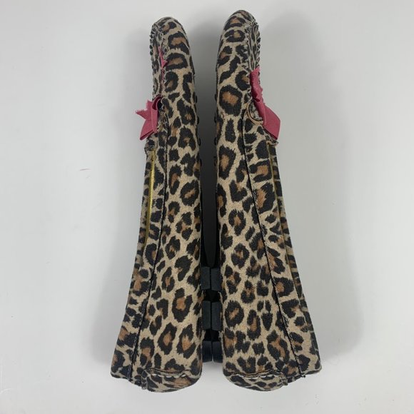 French Sole Animal Print Cheetah Ballet Flats - Picture 7 of 9